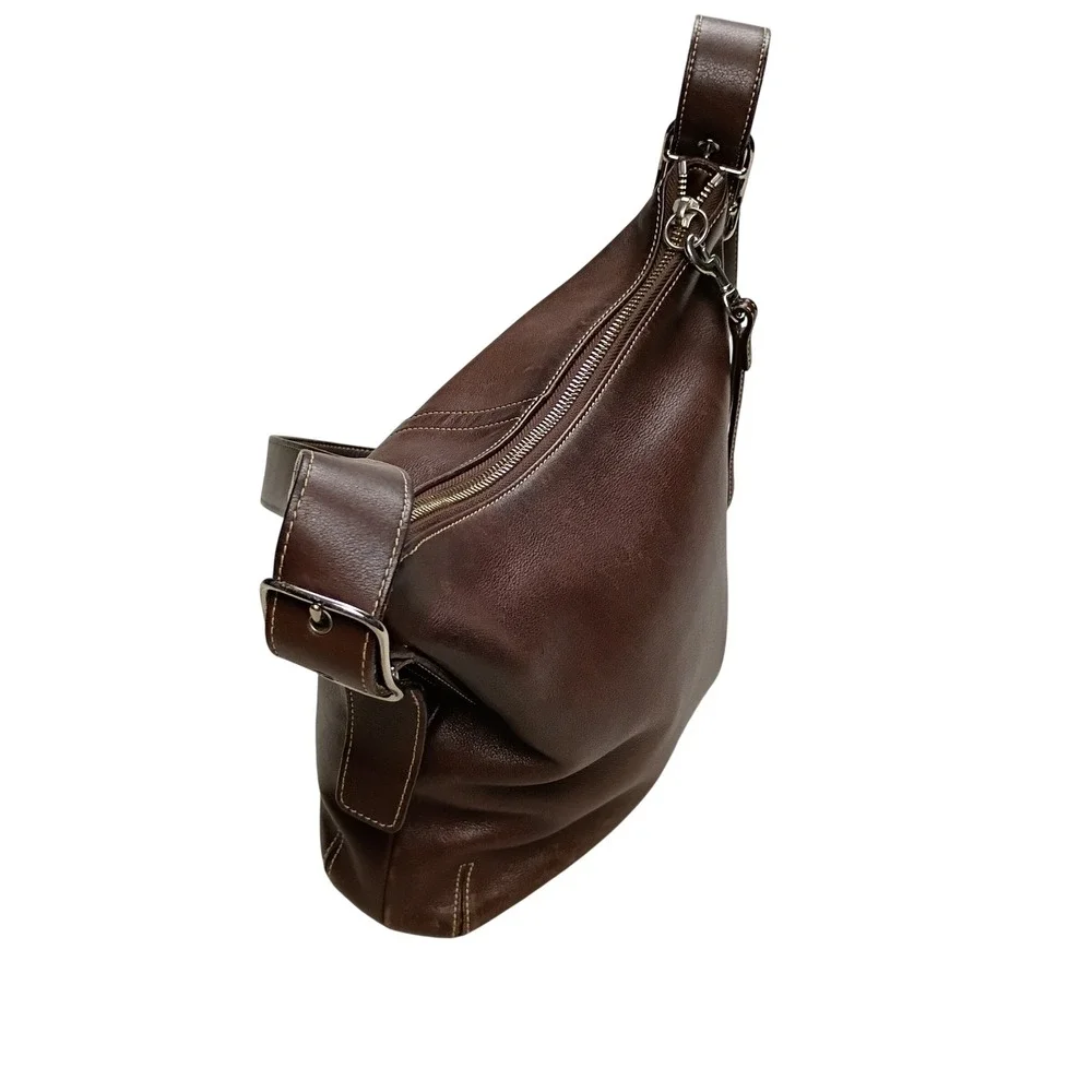 Coach Hobo Bag Womens Small Brown Good Leather Ergo 9326 Vintage‎ Shoulder Bag